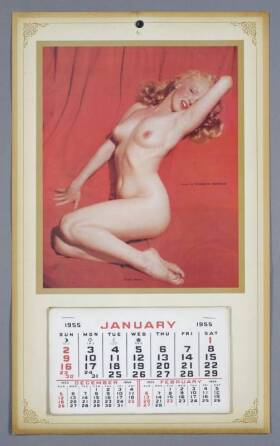 MARILYN MONROE 1955 WALL CALENDAR