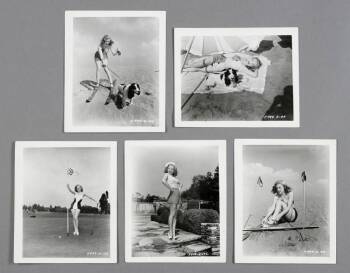 MARILYN MONROE COLLECTION OF FIVE PHOTOGRAPHS