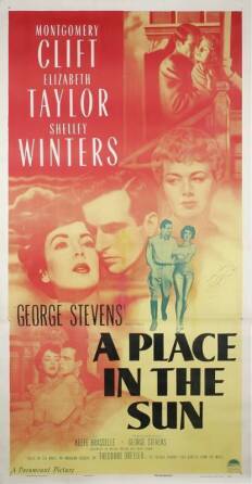 A PLACE IN THE SUN SIGNED BY ELIZABETH TAYLOR