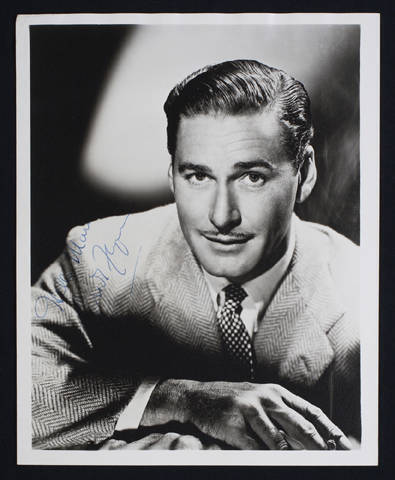 ERROL FLYNN SIGNED PHOTOGRAPH