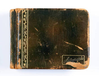 VINTAGE AUTOGRAPH BOOK