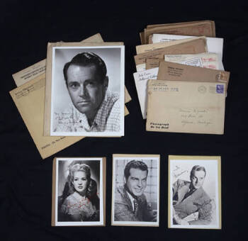 COLLECTION OF HOLLYWOOD STARS PUBLICITY PHOTOGRAPH