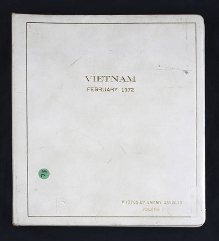SAMMY DAVIS JR PHOTOGRAPHS OF VIETNAM, VOLUME I