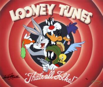 A WARNER BROTHERS CELLULOID "LOONEY TUNES…THAT'S A