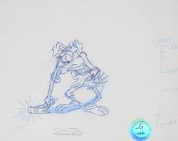 A CHUCK JONES DRAWING OF WILE E. COYOTE - 2