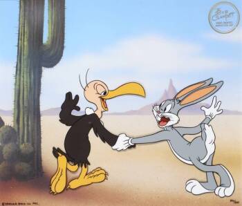A WARNER BROTHERS CELLULOID OF BUGS BUNNY