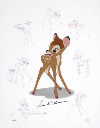 A DISNEY MASTERS SERIES LIMITED EDITION CEL SET-UP