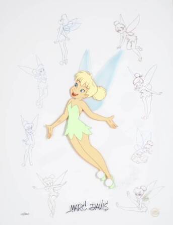 A DISNEY MASTERS SERIES LIMITED EDITION CEL SET-UP