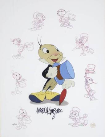 A DISNEY MASTERS SERIES LIMITED EDITION CEL SET-UP