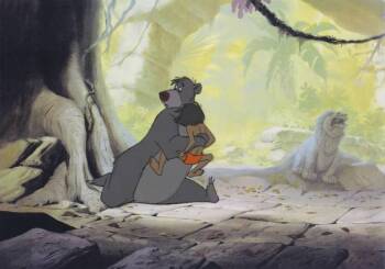 A WALT DISNEY CELLULOID FROM "THE JUNGLE BOOK"