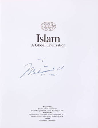 MUHAMMAD ALI SIGNED ISLAM BOOKLET