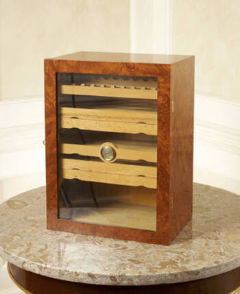 OZZY'S TULIPWOOD CIGAR HUMIDOR