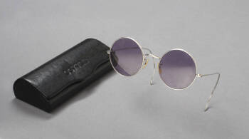 PAIR OF OZZY’S WIRE RIM GLASSES WITH CASE