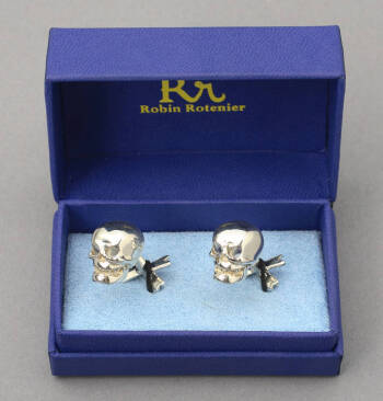 OZZY'S SKULL AND CROSSBONE CUFF LINKS