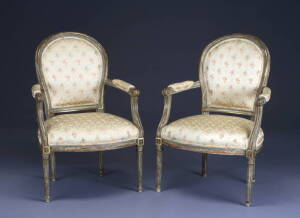 ASSEMBLED SUITE OF LOUIS XV AND XVI FURNITURE