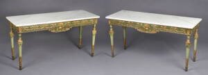 PAIR OF NEOCLASSICAL STYLE CONSOLE TABLES