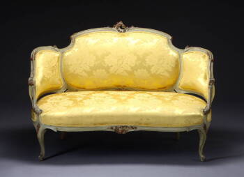 LOUIS XV STYLE CARVED SETTEE