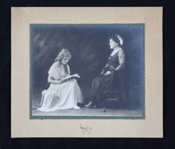 MARY PICKFORD WITH HER MOTHER