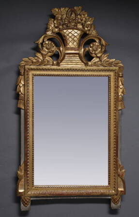 DIRECTOIRE STYLE GILDED MIRROR