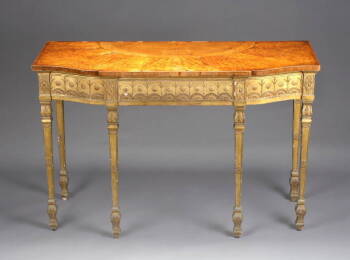 PAIR OF ADAM STYLE CONSOLE TABLES