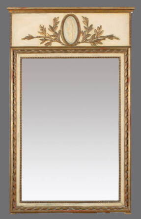 PAINTED TRUMEAU MIRROR