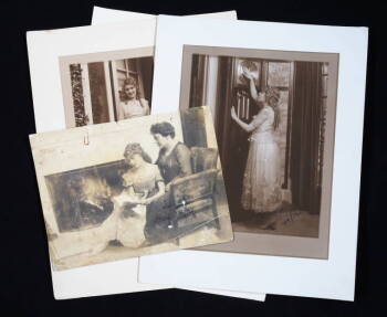 FOUR SIGNED MARY PICKFORD HARTSOOK PHOTOGRAPHS