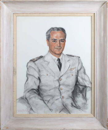 PASTEL PORTRAIT OF BUDDY ROGERS BY MARIANO SOYER