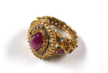 RUBY AND DIAMONG RING