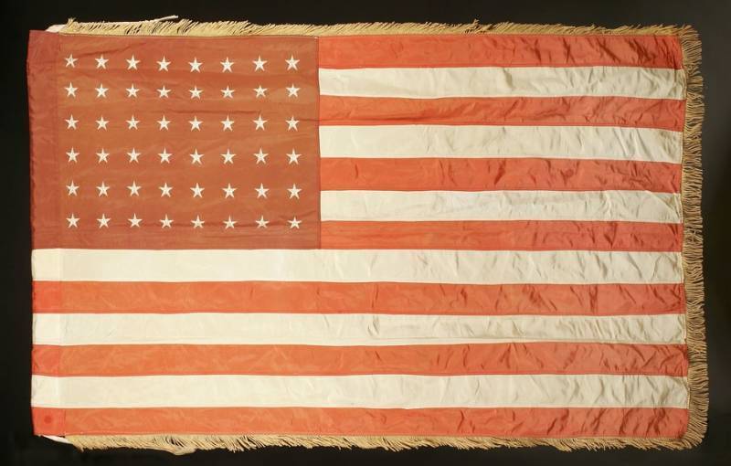 MARY PICKFORD OWNED AMERCIAN FLAG