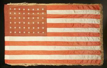 MARY PICKFORD OWNED AMERCIAN FLAG
