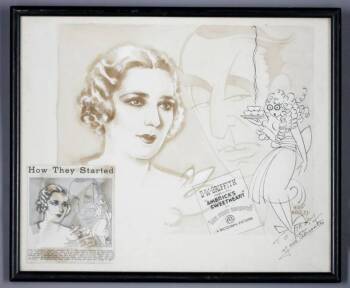 MARY PICKFORD EARLY ADVERTISING ARTWORK