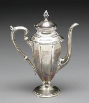 MARY PICKFORD OWNED INSCRIBED SILVER POT