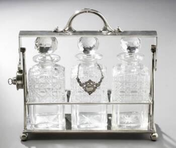 MARY PICKFORD OWNED DECANTERS AND SILVER ITEMS