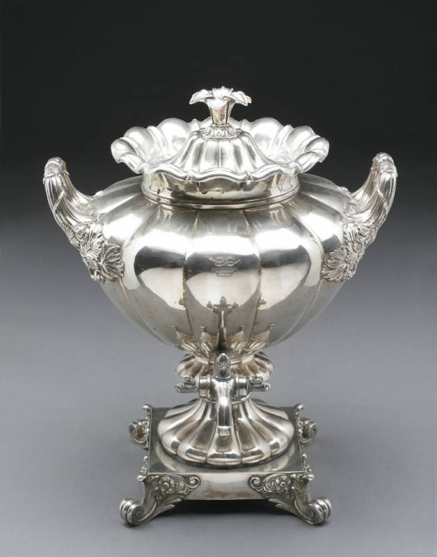 MARY PICKFORD OWNED SILVER TEA URN