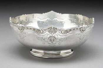 MARY PICKFORD OWNED SILVER BOWL