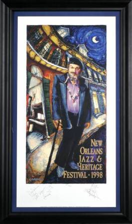 NEW ORLEANS JAZZ FESTIVAL ARTISTS PROOF