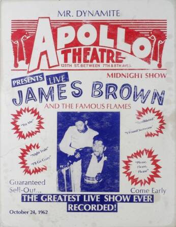 JAMES BROWN AT THE APOLLO POSTER