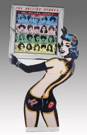 ROLLING STONES STANDEE FOR "SOME GIRLS"