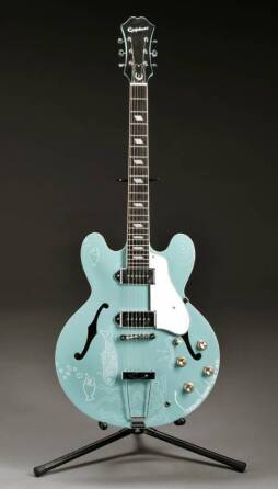 SEAN ONO LENNON ILLUSTRATED EPIPHONE GUITAR