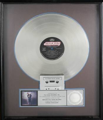 ROBERT CRAY PLATINUM RECORD AWARD