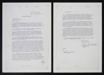 FRANK SINATRA SIGNED CAPITOL TERMINATION AGREEMENT