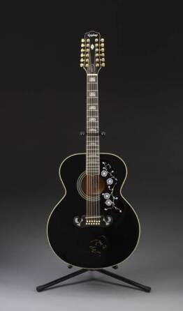 DON EVERLY SIGNED EPIPHONE 12-STRING GUITAR