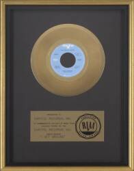 BEACH BOYS GOLD RECORD AWARD FOR 'I GET AROUND'