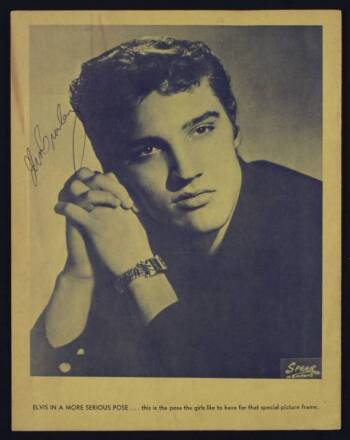 ELVIS PRESLEY SIGNED PROGRAM