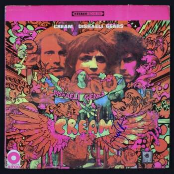 ERIC CLAPTON SIGNED "DISRAELI GEARS" ALBUM COVER