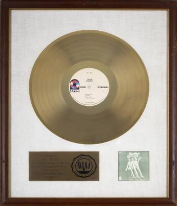 CREAM "GOODBYE" GOLD RECORD AWARD