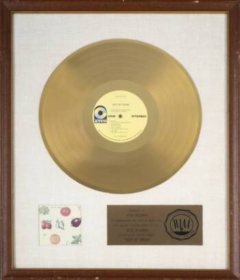 CREAM GOLD RECORD AWARD FOR BEST OF CREAM