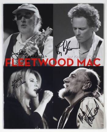 FLEETWOOD MAC SIGNED TOUR BOOK