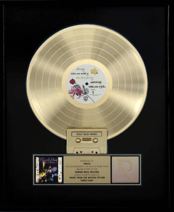 PRINCE GOLD RECORD AWARD