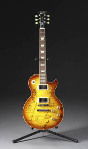 SIGNED GRAMMY PRESS CONFERENCE GIBSON LES PAUL